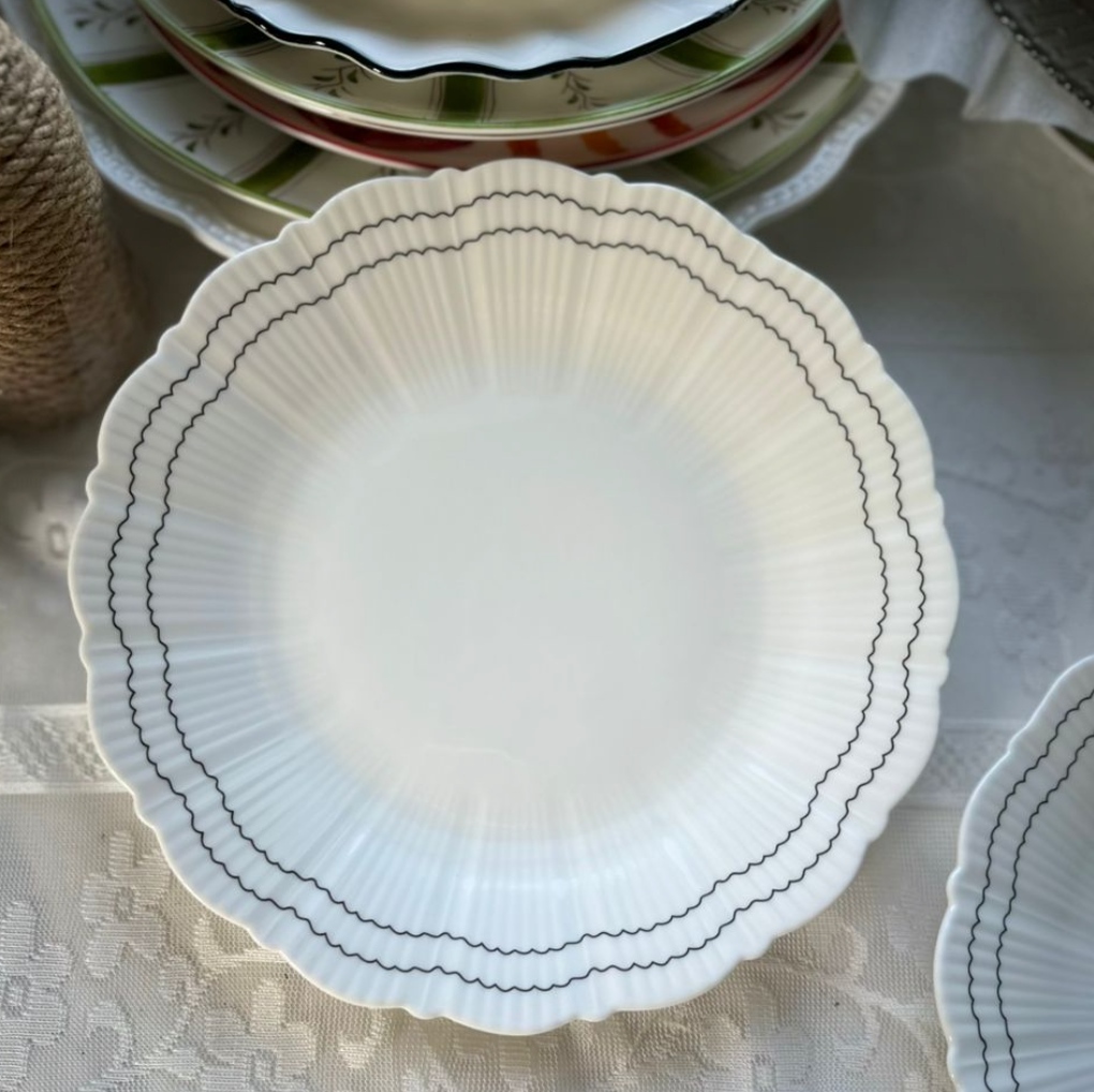 2025 Grandwell Own Mold Rimmed Chager Plates Collections